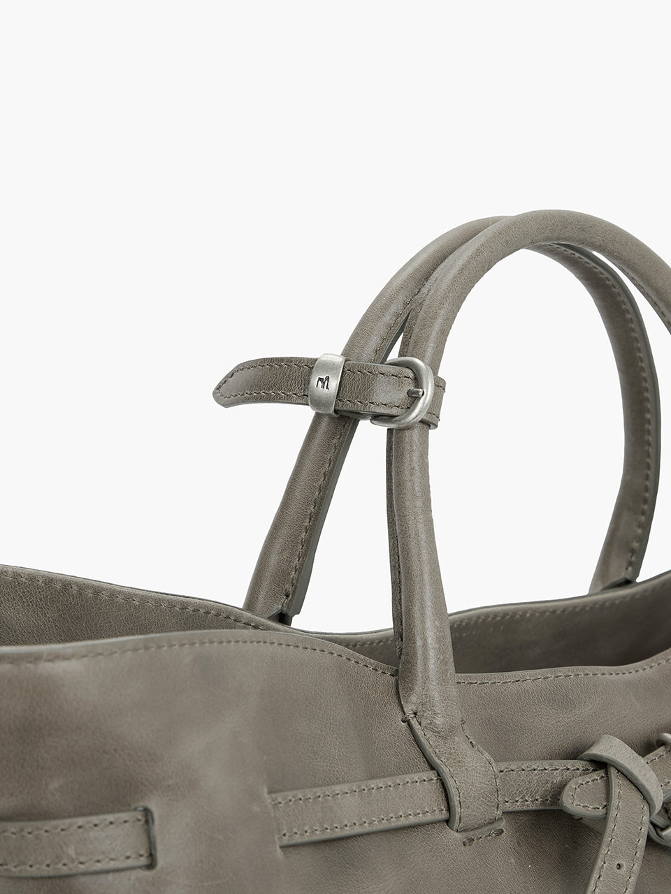 MARGESHERWOOD Grandma Used Bag - Etoffe Pull-up Leather