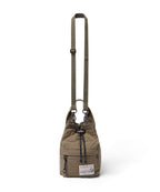 Rockfish Weatherwear CHECK DRAWSTRING MINI BAG Brown view 6
