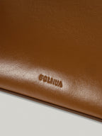 FOLNUA Mini Anneau Bag Caramel Stitch - colour detail