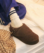 Rockfish Weatherwear Stud Maxi Folded Mules Cocoa view 3