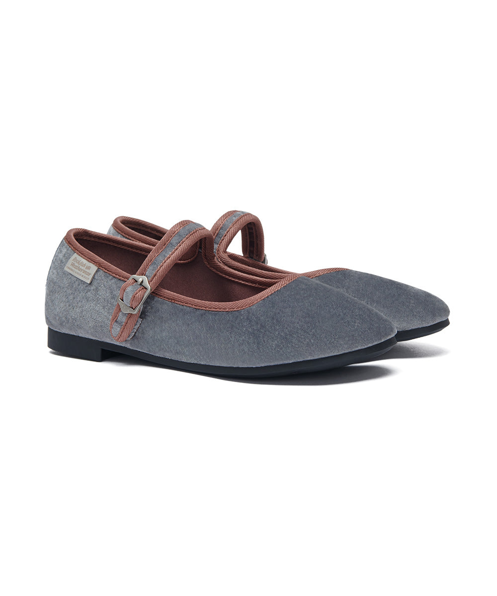 Rockfish Weatherwear Bella Quilted Maryjanes Combi Grey view 5