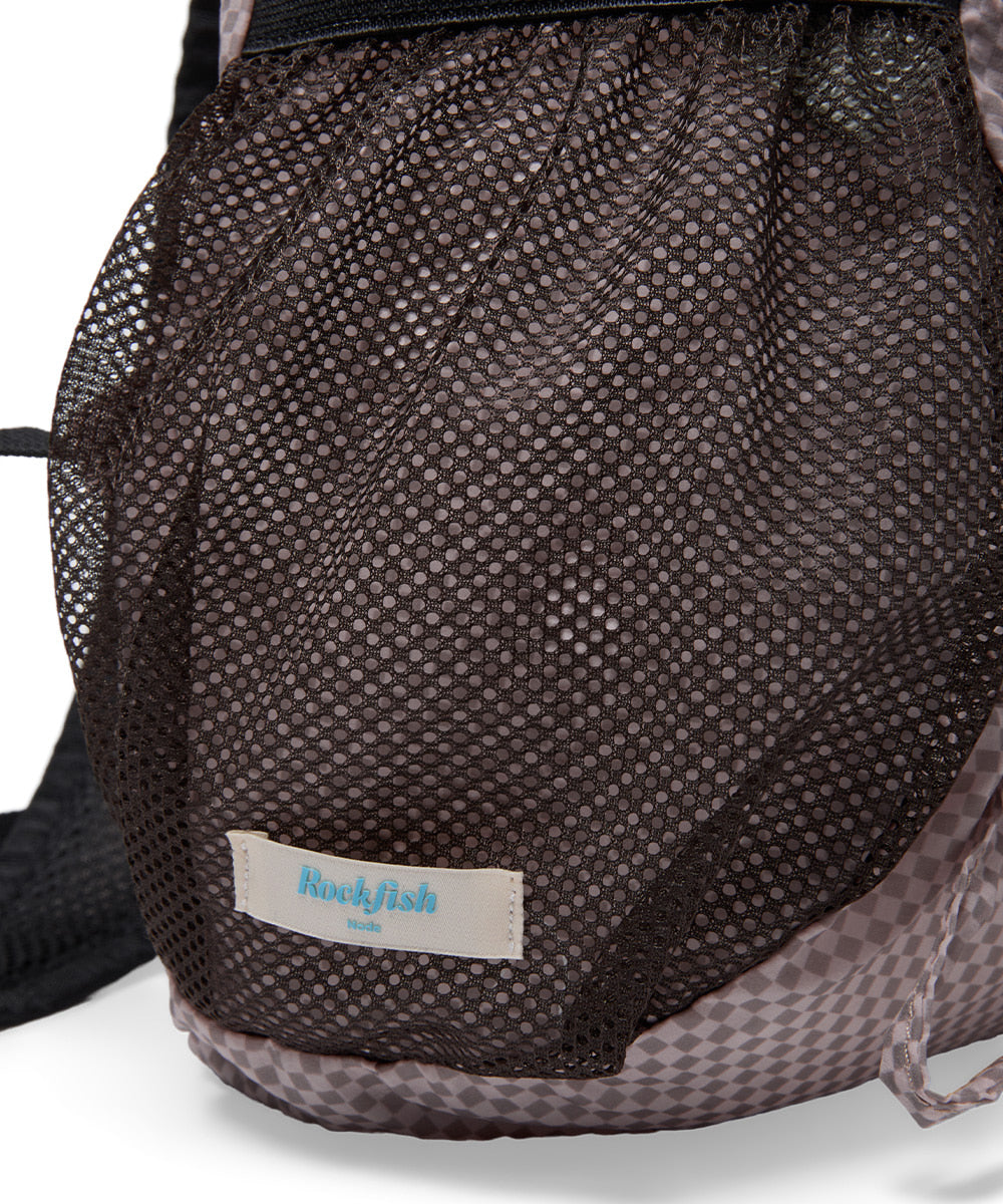 Rockfish Weatherwear Light Weight Backpack Pink Check view 10