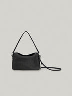 FOLNUA Dua Flap Bag Black Lapia front view