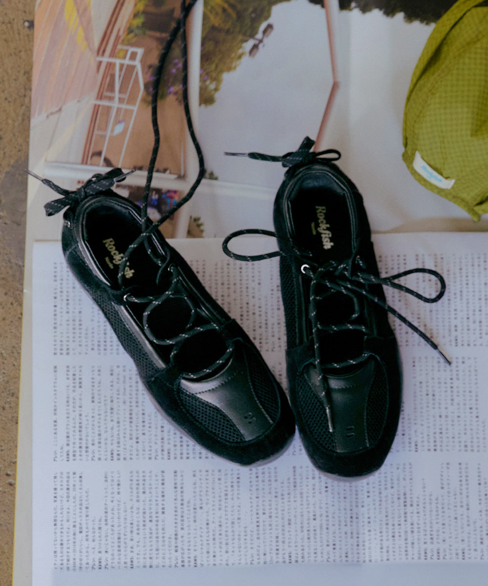 Rockfish Weatherwear NICOLE WEAVING LACEUP SNEAKERS V2 Black 23