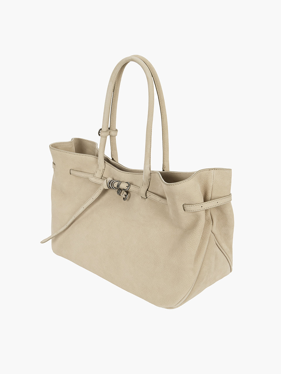 MARGESHERWOOD Grandma Used Bag Large - Nude Nubuck
