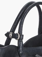 MARGESHERWOOD Grandma Used Bag - Navy Pull-up Leather