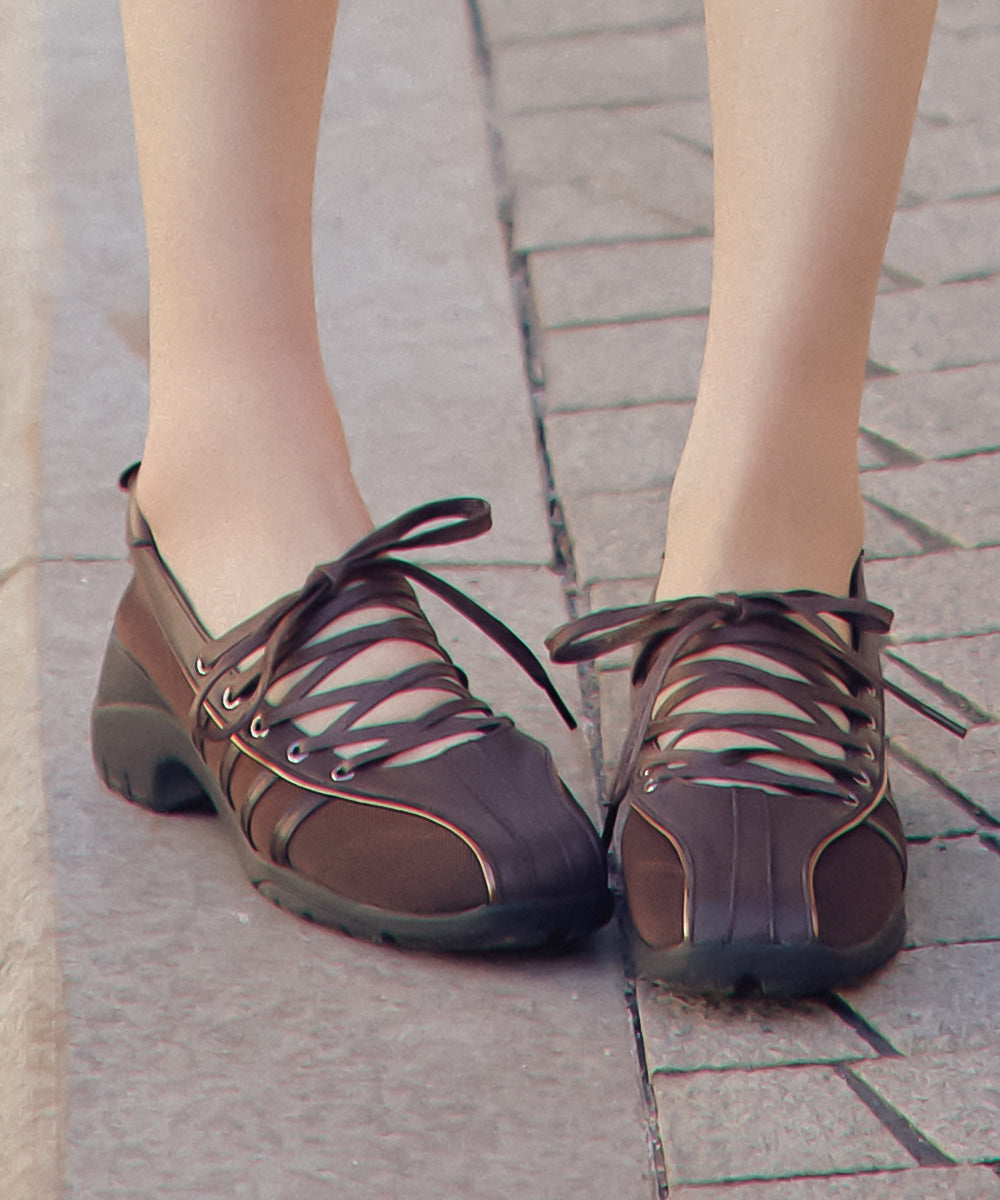 Rockfish Weatherwear Bliss Heel Laceup Sneakers Choco view 6
