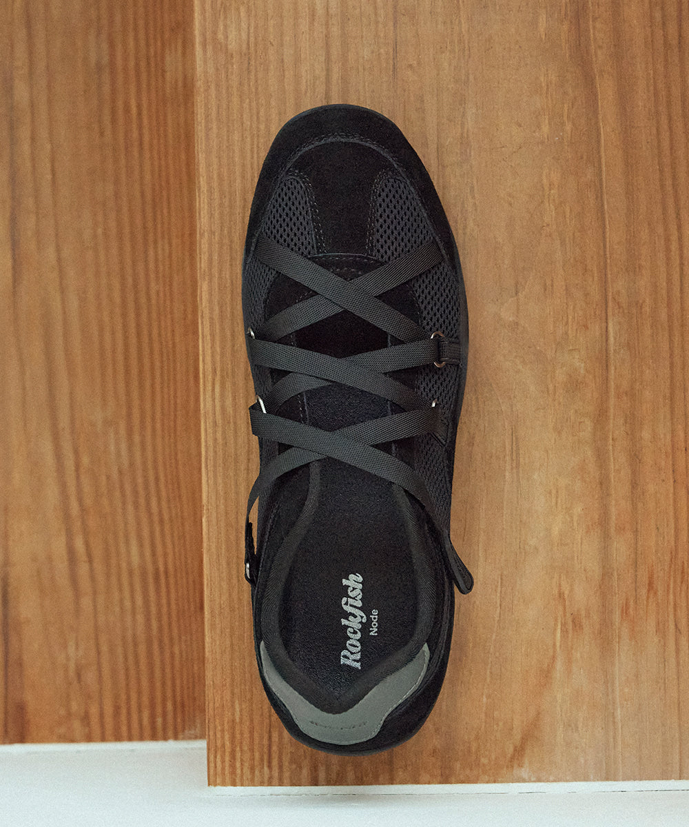 Rockfish Weatherwear ZANE X-STRAP SNEAKERS V2 Black view 7