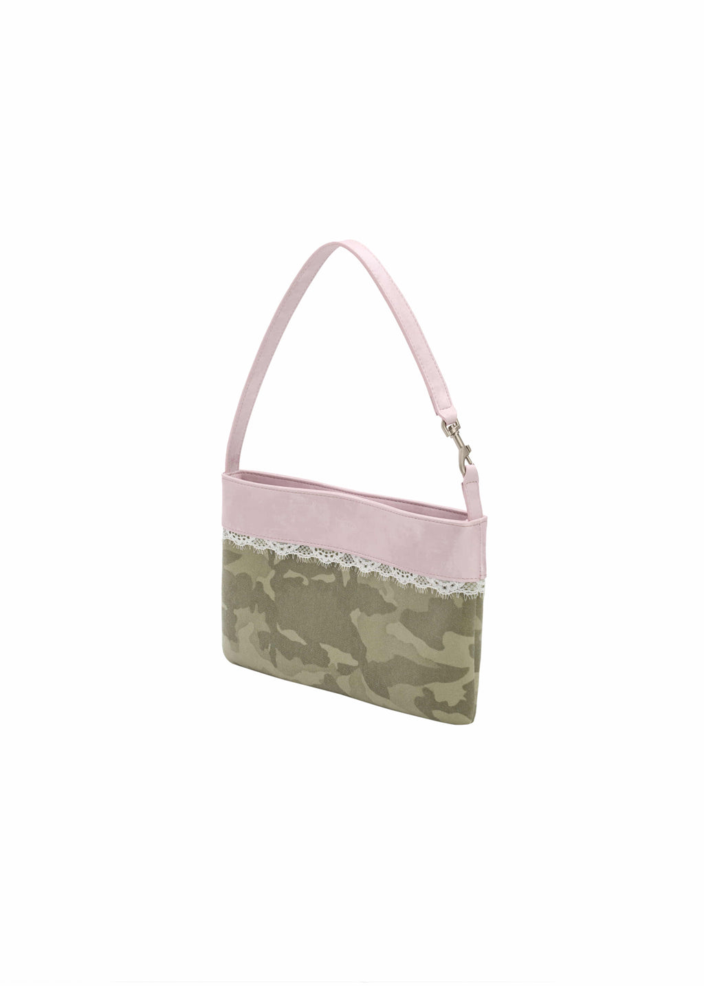 Hieta Iris Bag Pink Camo angle detail