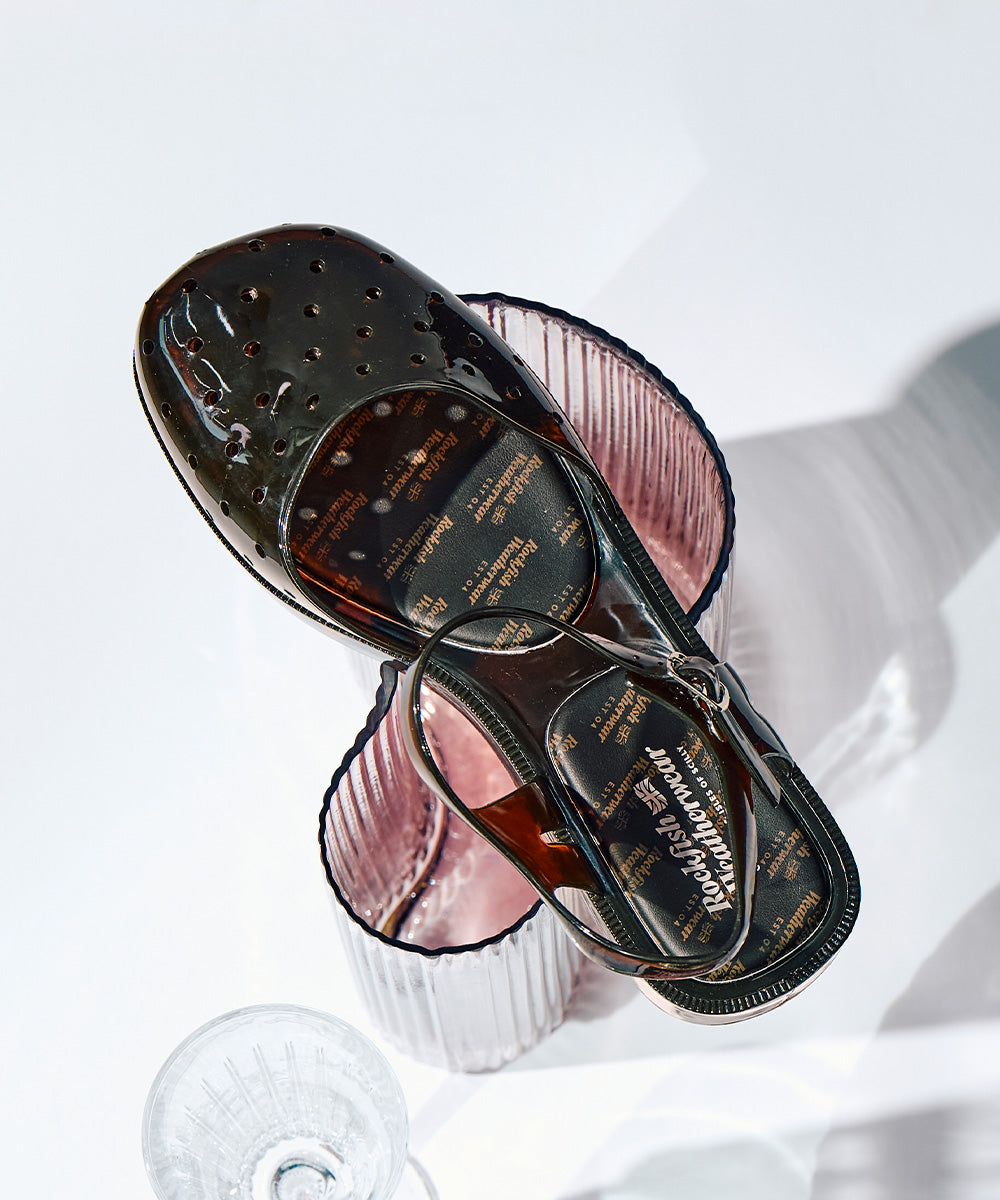Rockfish Weatherwear Glair Slingback Sandals Clear Brown view 3