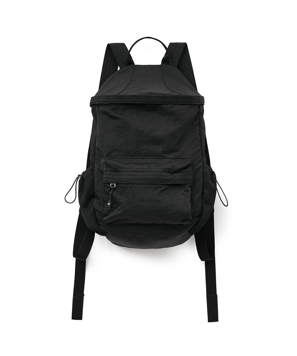 Rockfish Weatherwear Nylon Backpack Black straight-on view
