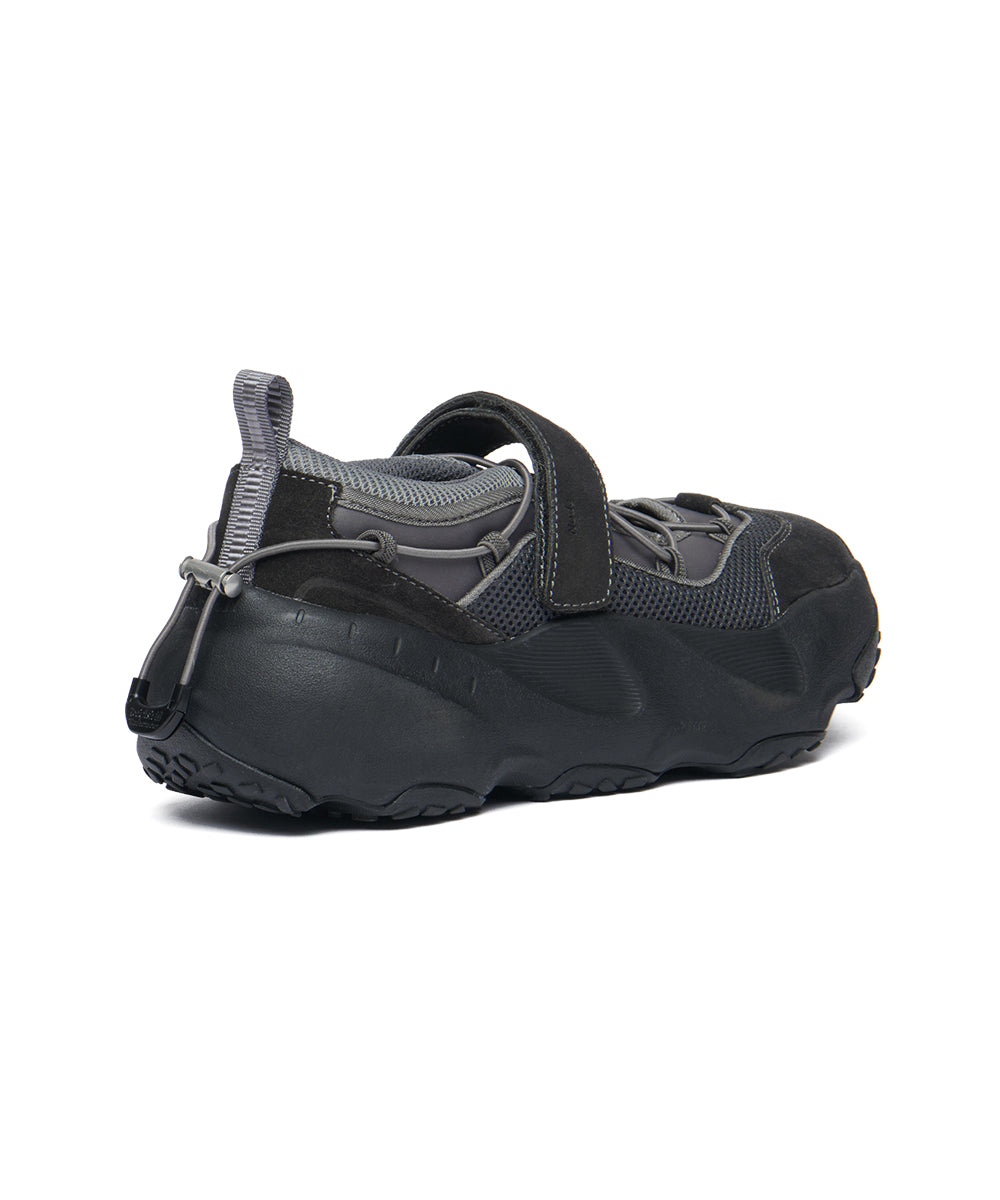 Rockfish Weatherwear BRYN VELCRO SNEAKERS V2 Charcoal back view