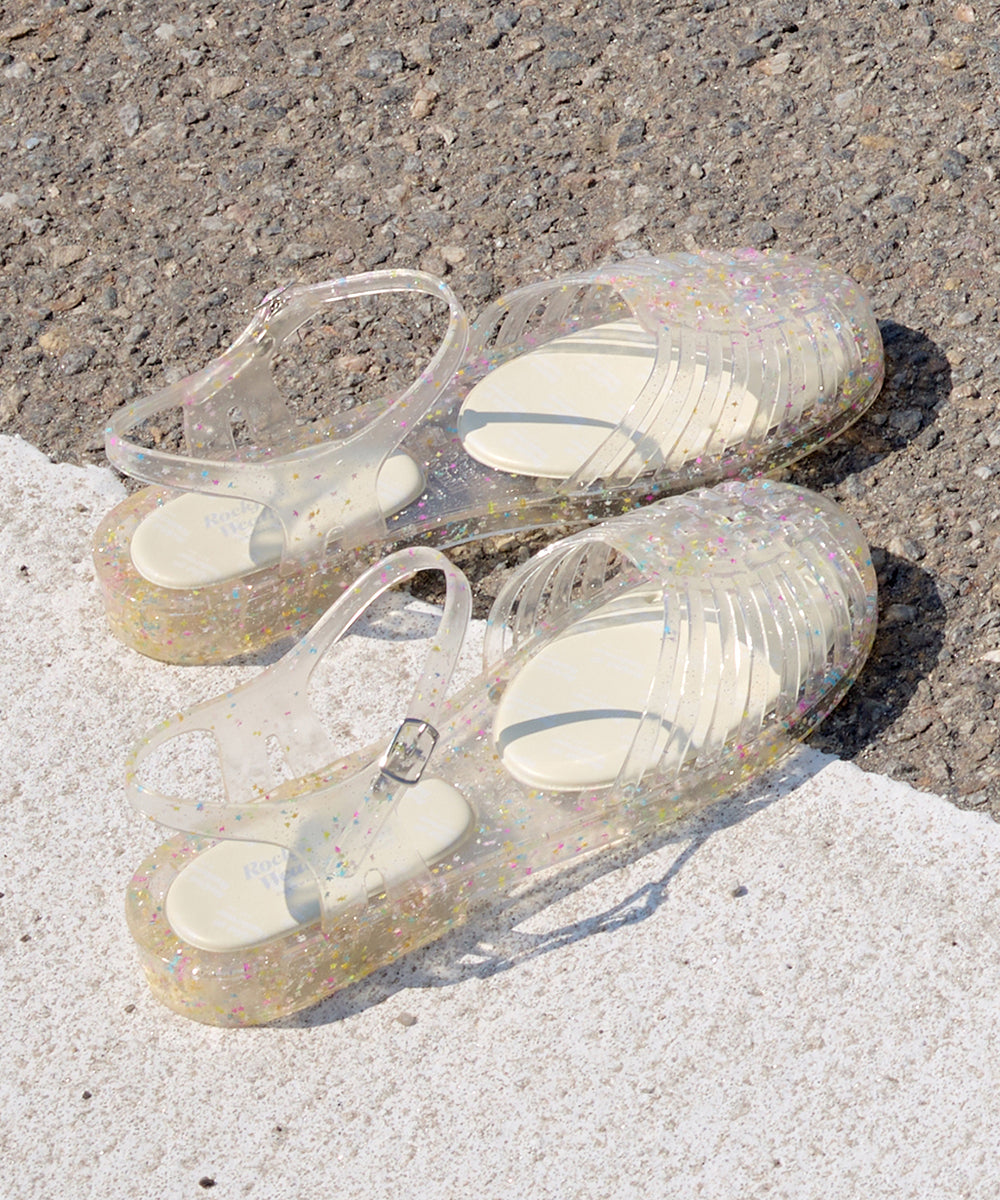 Rockfish Weatherwear GLAIR Strappy Sandals (Clear) Clear Star view 3