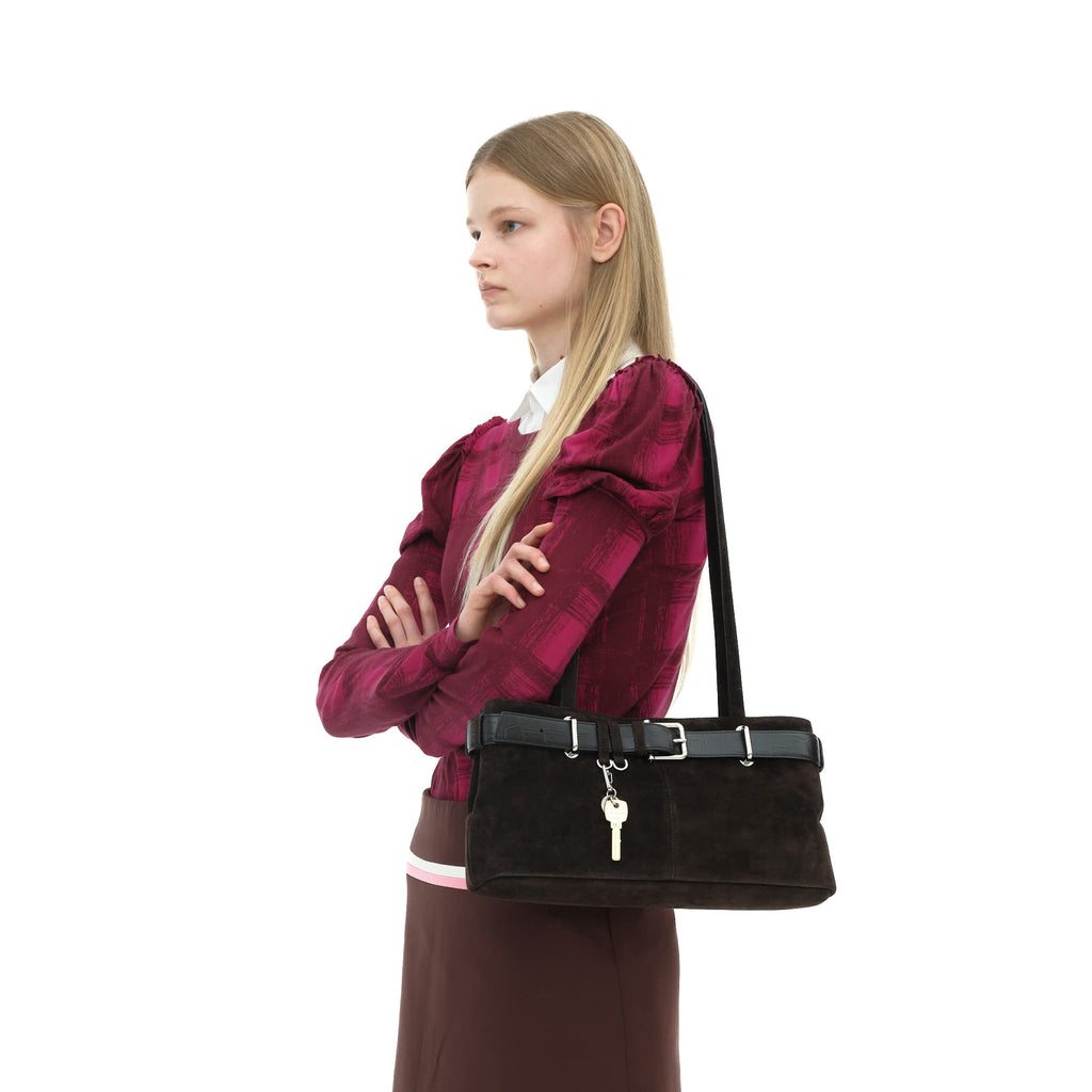 OSOI Shoulder Brocle - Suede Mocha Combi