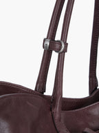 MARGESHERWOOD Grandma Used Bag XL - Wine Pull-up Leather