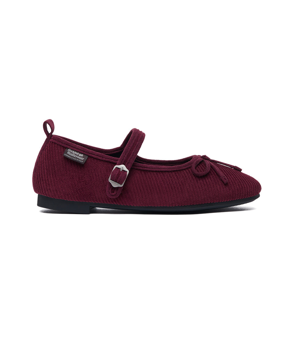 Rockfish Weatherwear Bella Maryjanes Corduroy Wine view 5