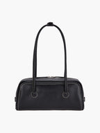 MARGESHERWOOD Soft Boston Ew Baguette Bag - Black Plain