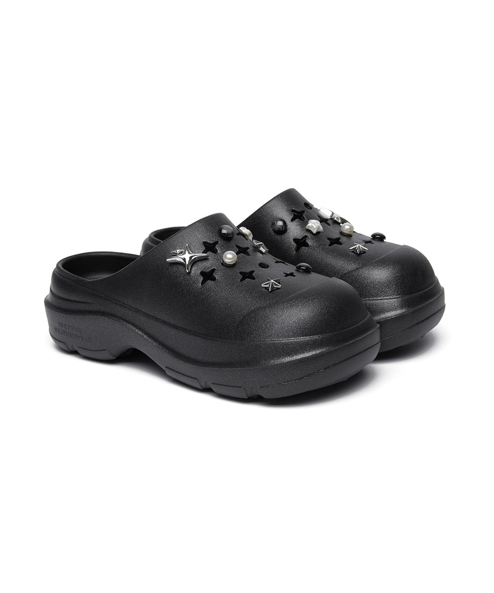 Rockfish Weatherwear x clor Hayden Clog Black Glitter view 9