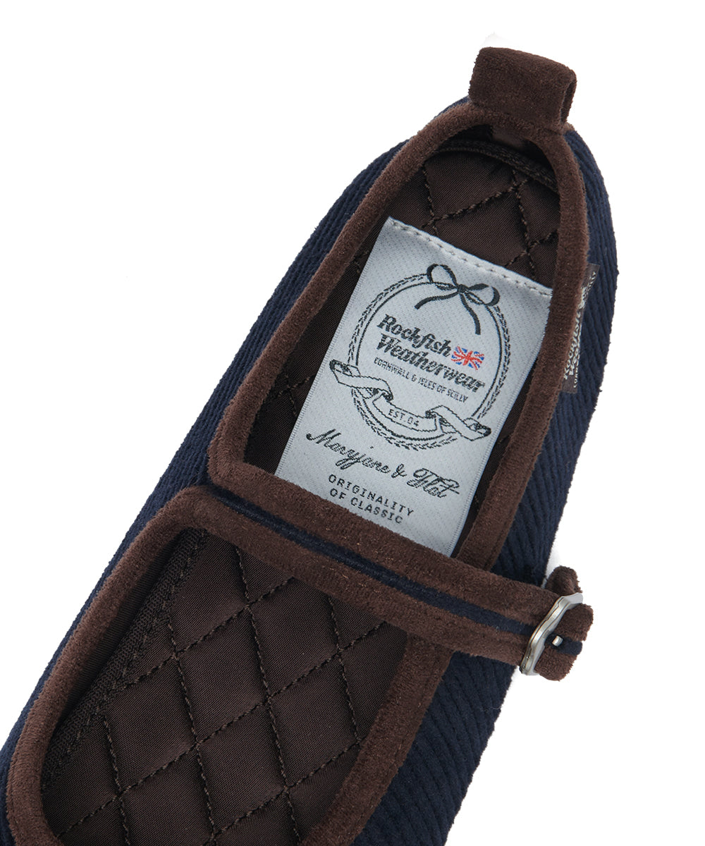 Rockfish Weatherwear Bella Maryjanes Corduroy Navy view 11