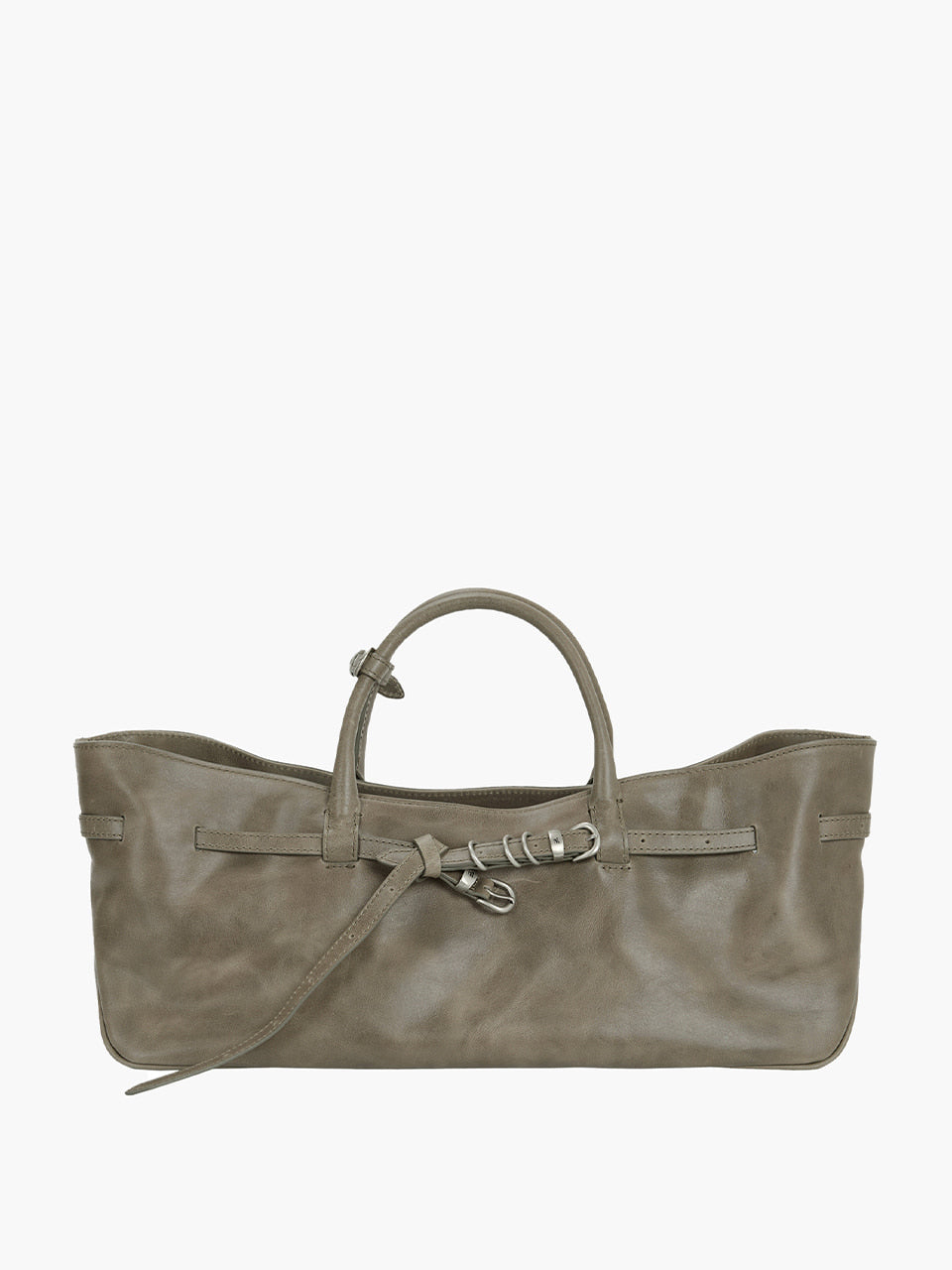 MARGESHERWOOD Grandma Used Bag - Etoffe Pull-up Leather