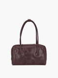 MARGESHERWOOD Soft Boston Bag - Wine Leather