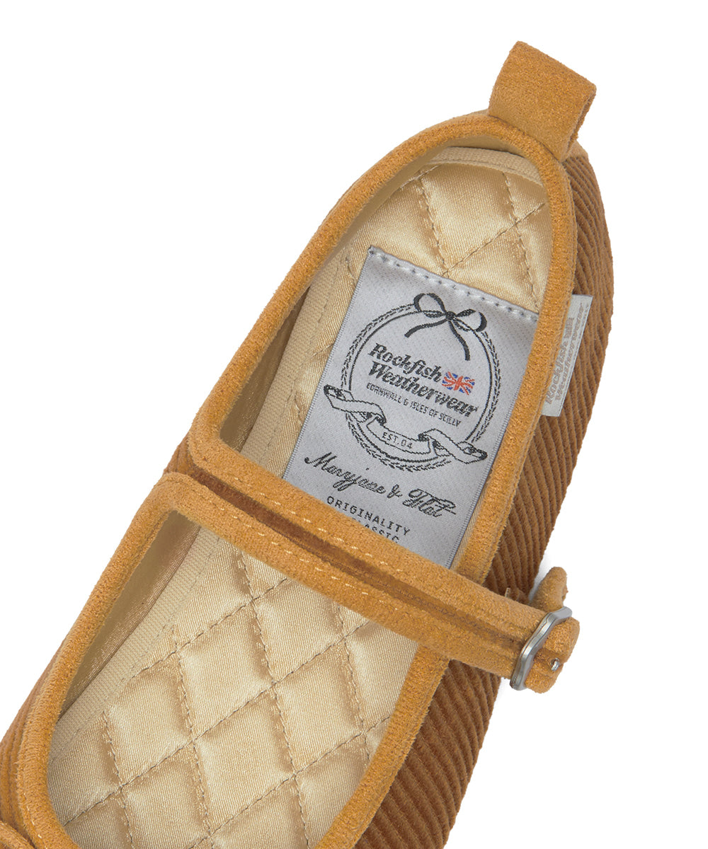 Rockfish Weatherwear Bella Maryjanes Corduroy Camel view 8