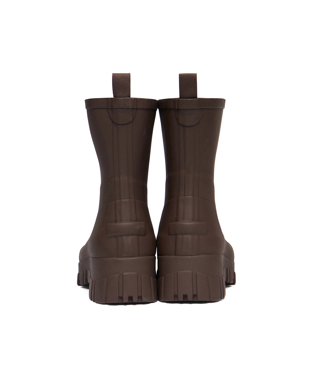 Rockfish Weatherwear PLATFORM RAIN BOOTS MIDDLE Brown view 5