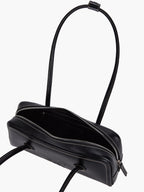 MARGESHERWOOD Soft Boston Ew Baguette Bag - Black Plain