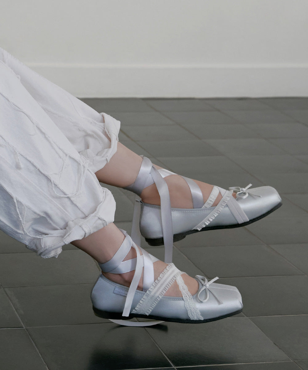 Rockfish Weatherwear Banding Ballet Flats - Grey view 11