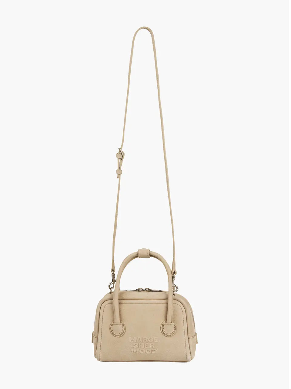 MARGESHERWOOD Soft Tote Mini Bag in Nude Nubuck leather