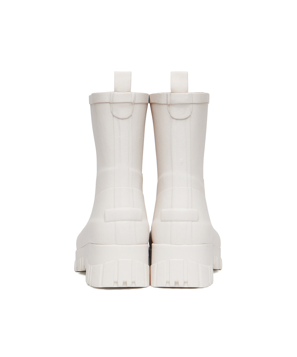 Rockfish Weatherwear PLATFORM RAIN BOOTS MIDDLE Cream view 6
