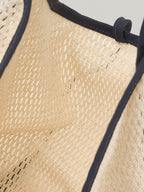 FOLNUA Leger Mesh Eco Bag Ivory detail
