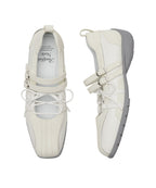 Rockfish Weatherwear Aster Laceup Sneakers Cream White top view