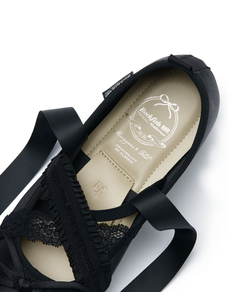Rockfish Weatherwear Banding Ballet Flats - Black view 11