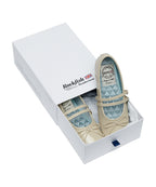 Rockfish Weatherwear Square Toe Two Strap Maryjanes Butter in shoe box