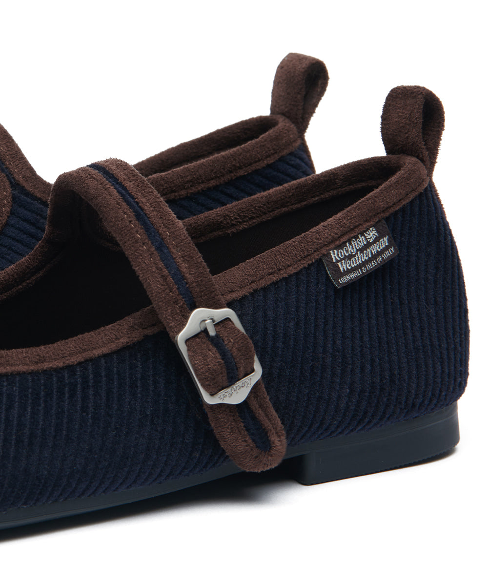 Rockfish Weatherwear Bella Maryjanes Corduroy Navy view 12
