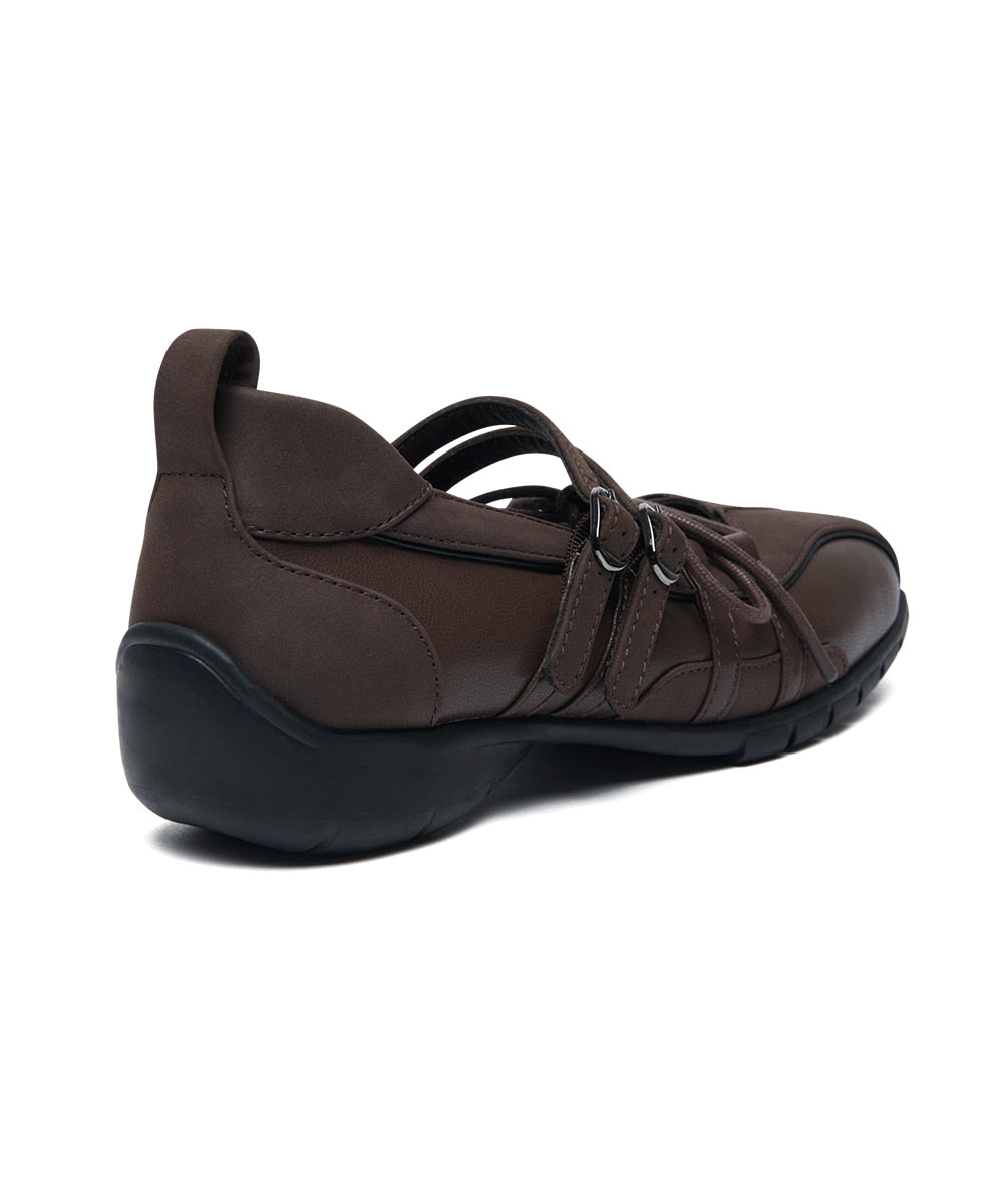 Rockfish Weatherwear Aster Laceup Sneakers Brown back view