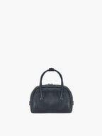 MARGESHERWOOD Soft Tote Mini Bag in Navy Pull-up leather