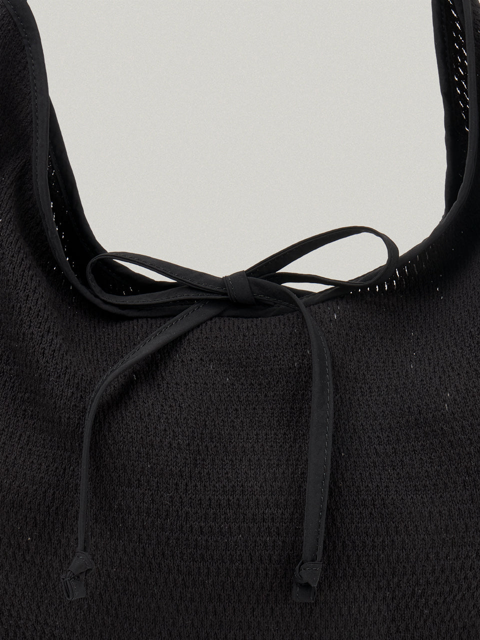 FOLNUA Leger Mesh Eco Bag Black interior