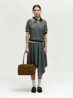 MARGESHERWOOD Soft Boston Bag - Chestnut Nubuck