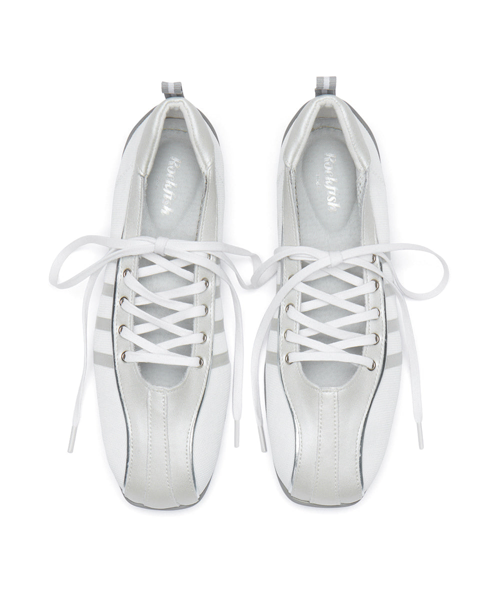 Rockfish Weatherwear Bliss Laceup Sneakers Cream Pearl 10