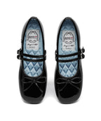 Rockfish Weatherwear Square Toe Two Strap Maryjanes 4cm Black view 8