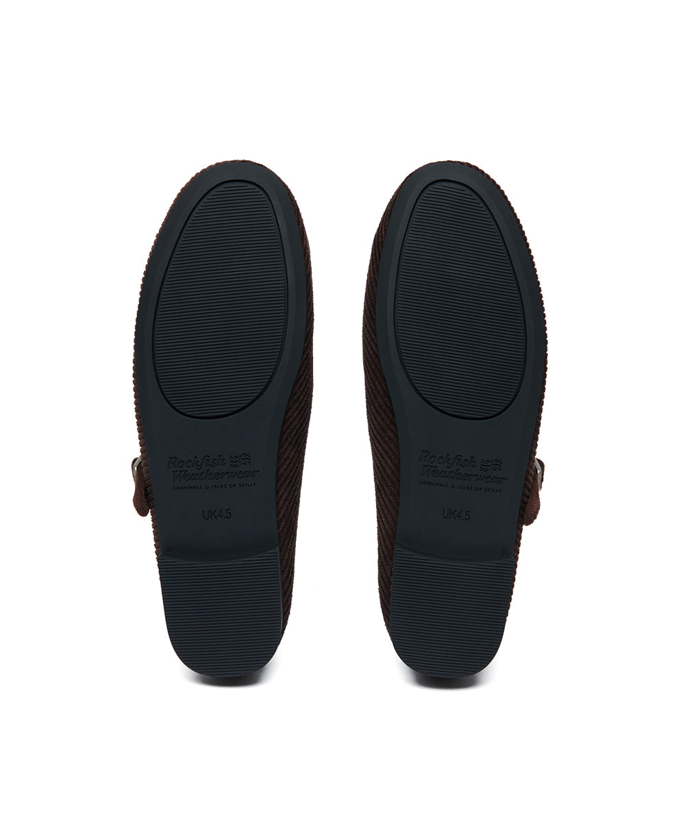 Rockfish Weatherwear Bella Maryjanes Corduroy Brown view 7