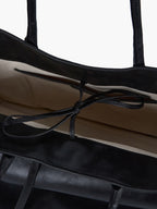 MARGESHERWOOD Grandma Used Bag XL - Black Pull-up Leather
