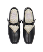 Rockfish Weatherwear X MINJUKIM Bliss Ribbon Sneakers Black, top view of the pair