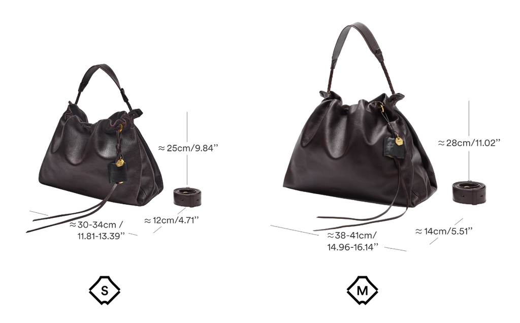 Songmont Gather bags - size and fit guide