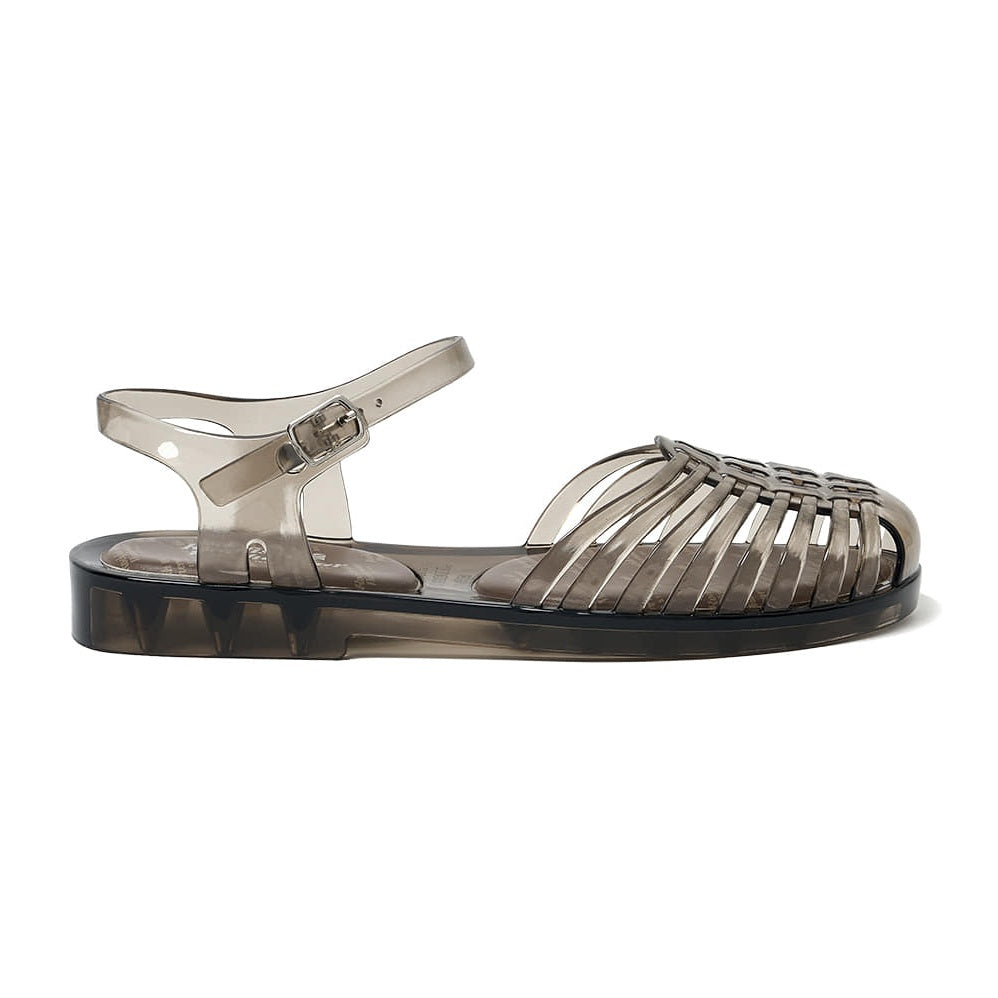 Rockfish Weatherwear GLAIR Strappy Sandals (Clear) Clear Grey side view