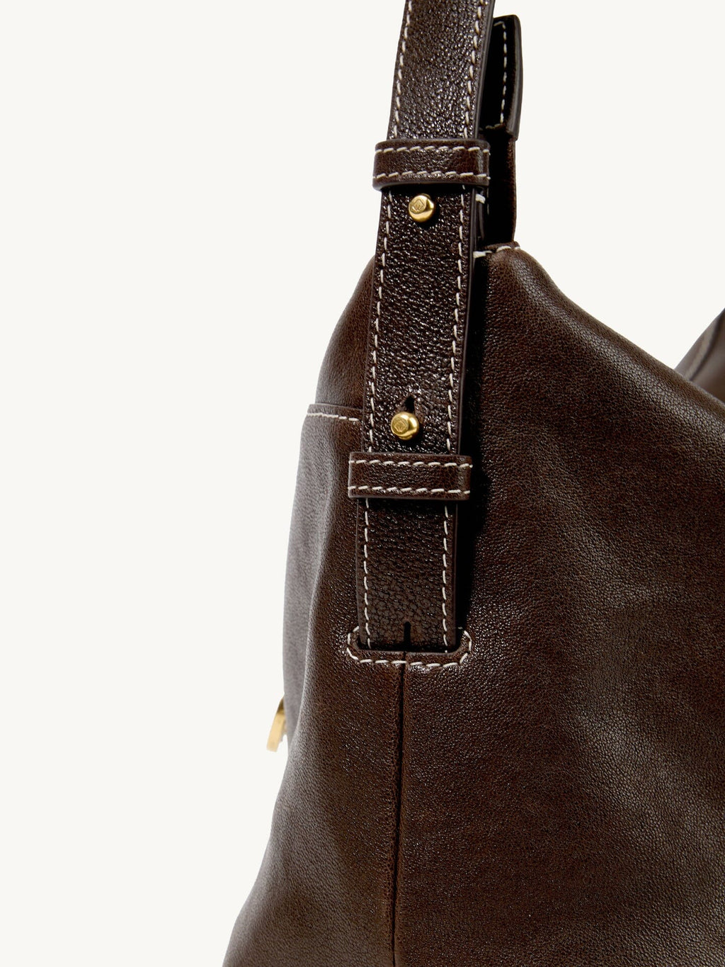 Songmont H Yore Bag Drab - adjustable strap buckle and stitching
