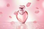 ReFa HEART FRAGRANCE Rose Gold with rose petals