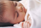 ReFa BABY SLEEPY AILE close-up of a sleeping baby